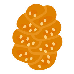 challah flat icon