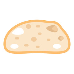 ciabatta flat icon