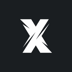 x letter icon vector concept design template