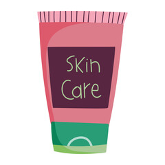skin care cream tube