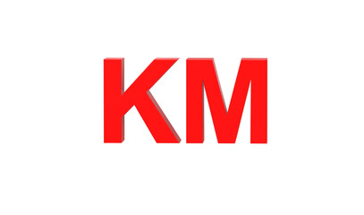 Bosnia and Herzegovina convertible mark currency symbol of Botswana in Red - 3d rendering, 3d illustration