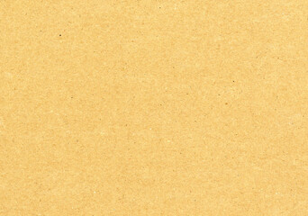 Very large scan image of light caramel brown uncoated kraft paper texture recycled rough fiber grain background for presentation wallpaper with copy space for text or material mockups