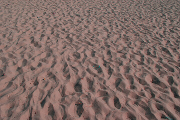 sand ripples on the beach