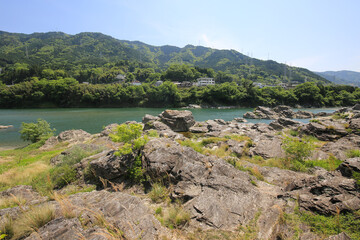 Fototapeta premium 徳島県東みよし町 美濃田の淵