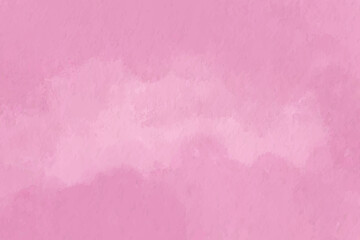 Abstract pink hand drawn watercolor paint background