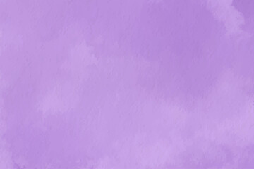 Abstract purple hand drawn watercolor paint background