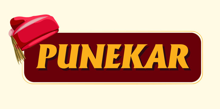 Punekar Puneri Pagdi Illustration