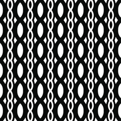 Naklejka premium Vector seamless pattern.Simple stylish abstract geometric background. Monochrome image. Black and white color. Design for decor, prints, textile.Design element for prints. 