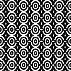 Vector seamless pattern.Simple stylish abstract geometric background. Monochrome image. Black and white color. Design for decor, prints, textile.Design element for prints. 