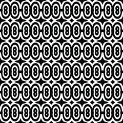 Vector seamless pattern.Simple stylish abstract geometric background. Monochrome image. Black and white color. Design for decor, prints, textile.Design element for prints. 