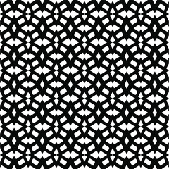 Vector seamless pattern.Simple stylish abstract geometric background. Monochrome image. Black and white color. Design for decor, prints, textile.Design element for prints.
