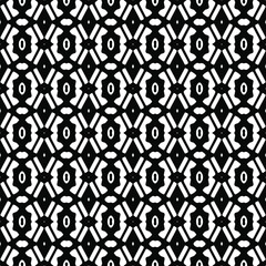 Vector seamless pattern.Simple stylish abstract geometric background. Monochrome image. Black and white color. Design for decor, prints, textile.Design element for prints.