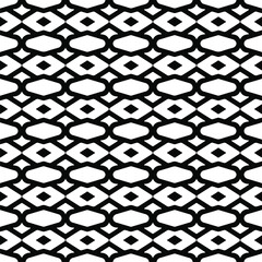 Vector seamless pattern.Simple stylish abstract geometric background. Monochrome image. Black and white color. Design for decor, prints, textile.Design element for prints.