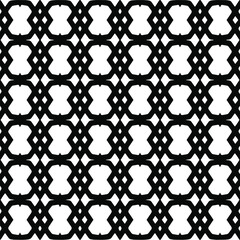 Vector seamless pattern.Simple stylish abstract geometric background. Monochrome image. Black and white color. Design for decor, prints, textile.Design element for prints.