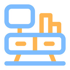 workspace colored line icon