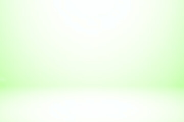 Empty green studio room vector background. Can be used for for display or montage your products
