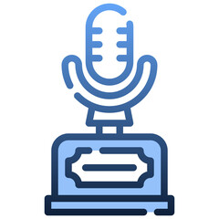 TROPHY Gradient icon,linear,outline,graphic,illustration
