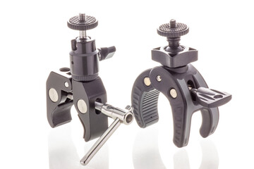 自由雲台付きクランプ