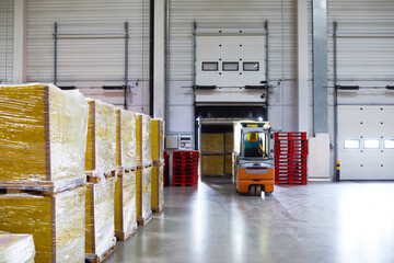 forklift operator in warehouse