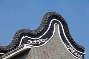 China building eaves