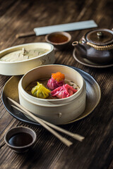Japanese kitchen cuisine, Dim Sum, Restaurant Food