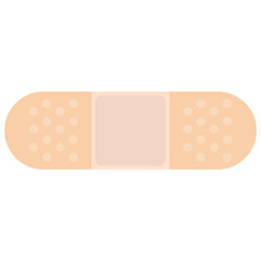 Medical plaster. Flat vector illustration