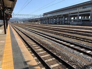 Obraz premium 一ノ関駅の風景