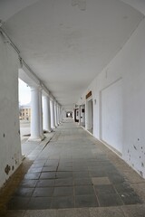 corridor in the old building