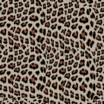 Leopard pattern seamless, trendy modern design for print on clothes, fabric, paper.