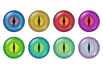 Beautiful Dragon Eye Illustration