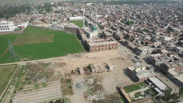 Gorgeous Aerial Views of Kala Shah Kako, Ravi Ryan and SA Gardens Housing Society Punjab Pakistan
