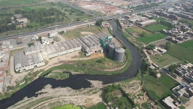 Gorgeous Aerial Views of Kala Shah Kako, Ravi Ryan and SA Gardens Housing Society Punjab Pakistan