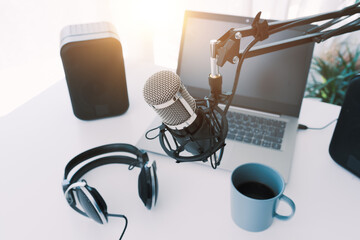 podcast recording station