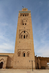 Fototapeta na wymiar Kutubiyya Mosque in Marrakesh, Morocco