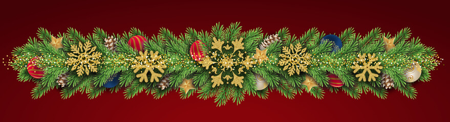 Celebration Background for Merry Christmas and New Year