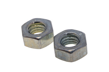 metal nut isolated