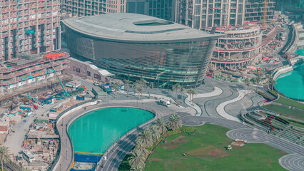 Dubai Opera located in Downtown is the radiant centre of culture and arts in Dubai timelapse