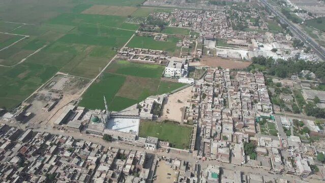 Gorgeous Aerial Views of Kala Shah Kako, Ravi Ryan and SA Gardens Housing Society Punjab Pakistan