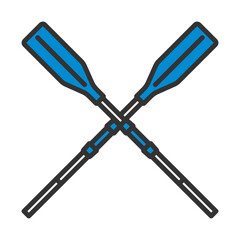 Icon Of Boat Oars