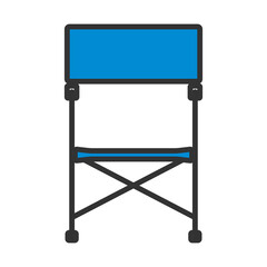 Icon Of Fishing Folding Chair