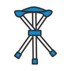 Icon Of Fishing Folding Chair