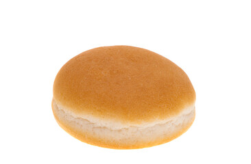 cheeseburger bun isolated