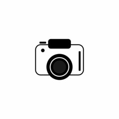 Camera photography logo icon vector template. 