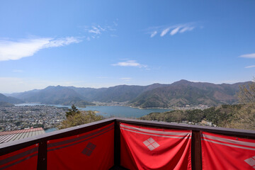 view of the mountains