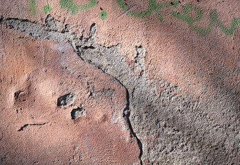 Texture of old decorative plaster or concrete