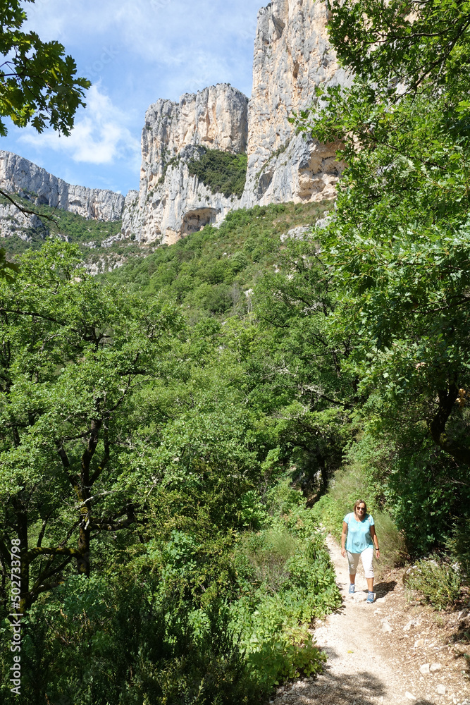 Sticker Wandern in der Verdonschlucht