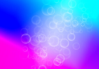 purple blue and light blue with light bubble abstract pattern