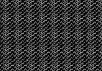 black hexagon with abstract scratch white background