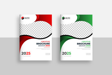 Creative brochure design template, professional business cover design, print ready annual report book cover design, brochure template design, social media design, web media ads, web banner template. 