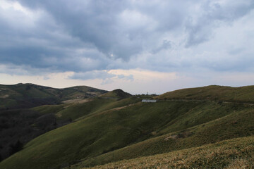 愛媛県久万高原町 美川峰の風景
